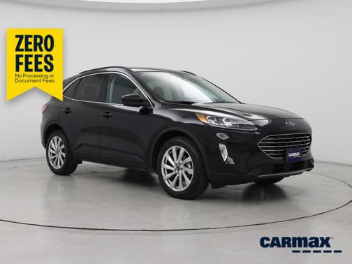 Black 2021 Ford Escape Titanium