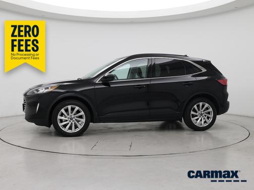 Black 2021 Ford Escape Titanium