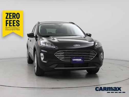 Black 2021 Ford Escape Titanium