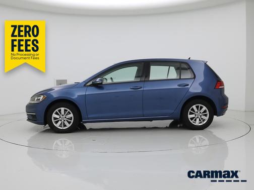 Blue 2018 Volkswagen Golf S