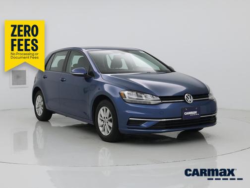 Blue 2018 Volkswagen Golf S