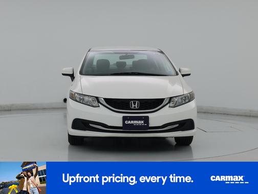 White 2015 Honda Civic LX