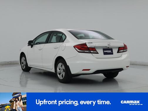 White 2015 Honda Civic LX