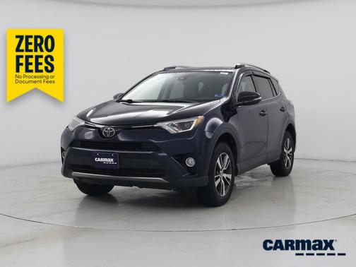 Blue 2018 Toyota RAV4 XLE