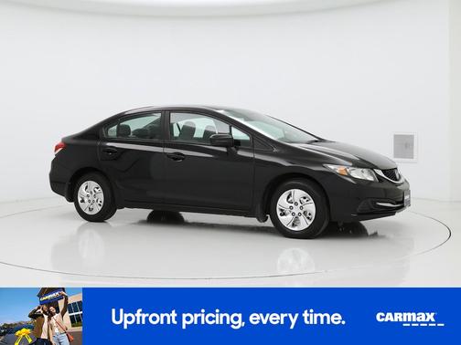 Black 2015 Honda Civic LX