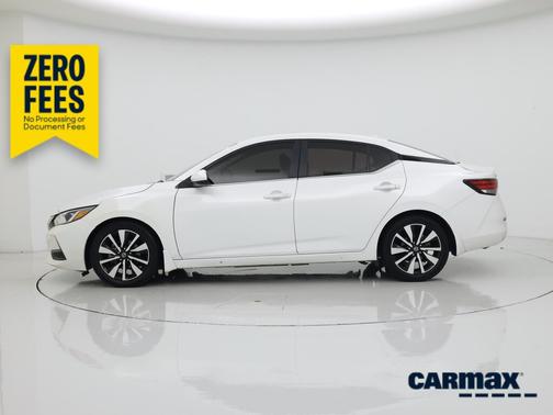 White 2023 Nissan Sentra SV