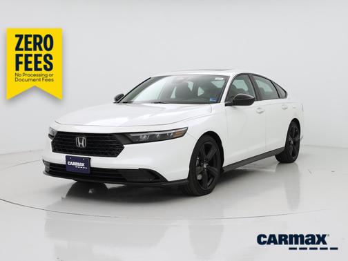 White 2023 Honda Accord Hybrid Sport-L