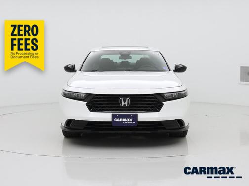 White 2023 Honda Accord Hybrid Sport-L