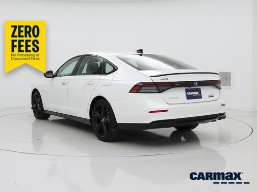 White 2023 Honda Accord Hybrid Sport-L