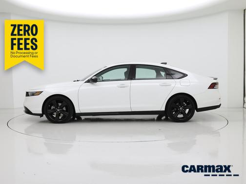 White 2023 Honda Accord Hybrid Sport-L
