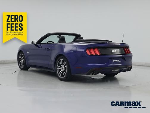 Blue 2016 Ford Mustang GT Premium