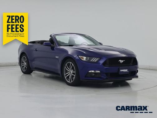 Blue 2016 Ford Mustang GT Premium