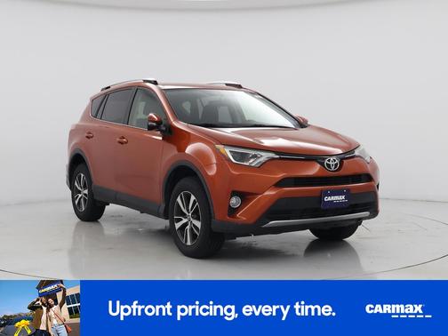 Orange 2016 Toyota RAV4 XLE