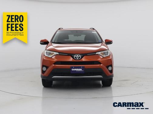 Orange 2016 Toyota RAV4 XLE