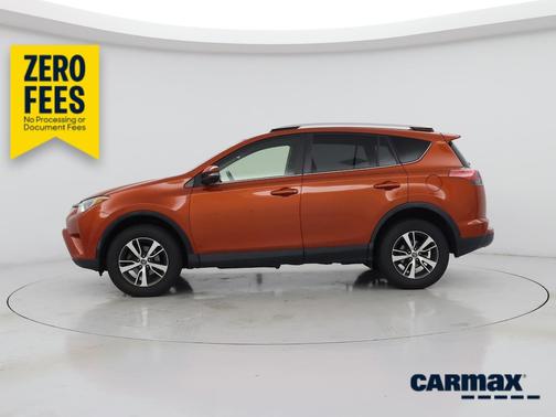 Orange 2016 Toyota RAV4 XLE