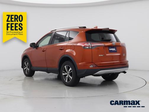 Orange 2016 Toyota RAV4 XLE