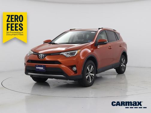 Orange 2016 Toyota RAV4 XLE