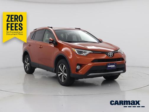 Orange 2016 Toyota RAV4 XLE