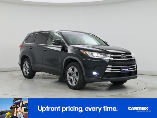 Black 2019 Toyota Highlander Limited Platinum