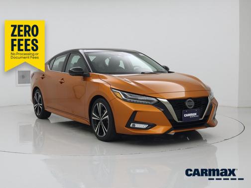 Orange 2023 Nissan Sentra SR
