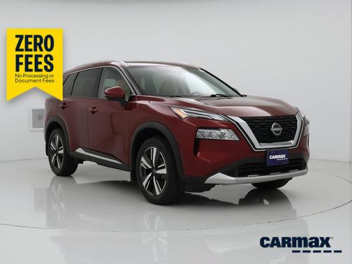 Red 2023 Nissan Rogue Platinum