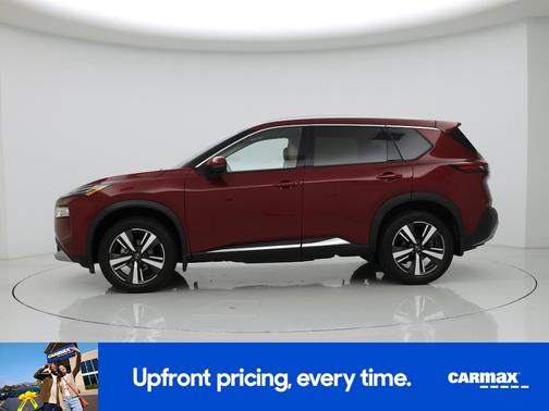 Red 2023 Nissan Rogue Platinum