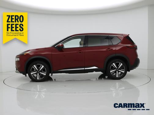 Red 2023 Nissan Rogue Platinum