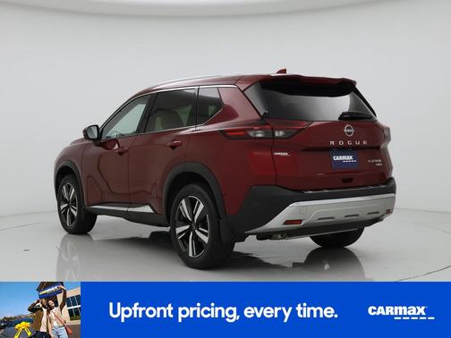 Red 2023 Nissan Rogue Platinum