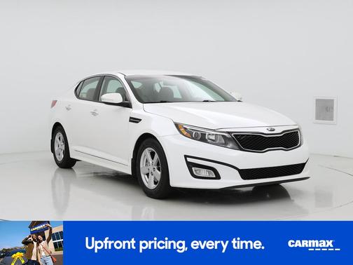 White 2015 Kia Optima LX