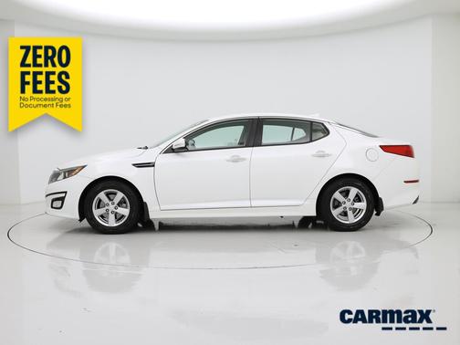 White 2015 Kia Optima LX