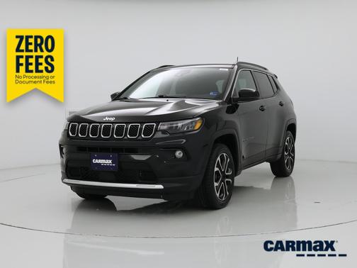 Black 2023 Jeep Compass Limited