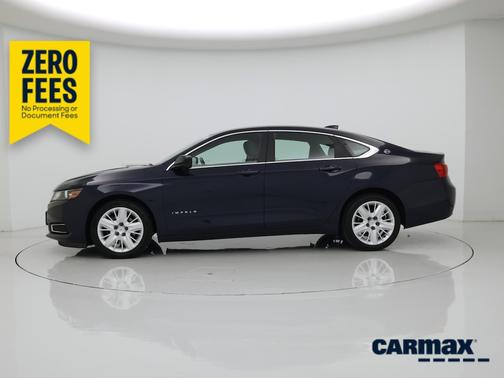 Blue 2017 Chevrolet Impala LS