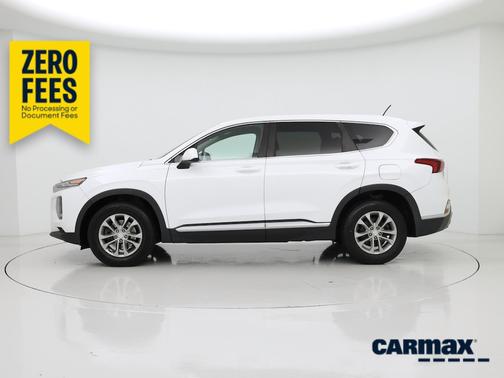White 2019 Hyundai SANTA FE SE