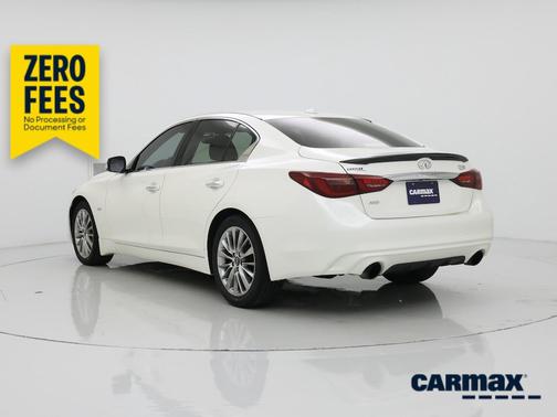 White 2019 INFINITI Q50 Luxe