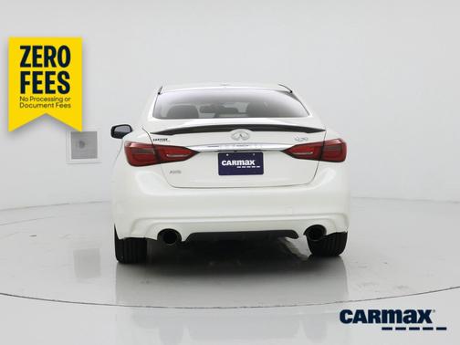 White 2019 INFINITI Q50 Luxe