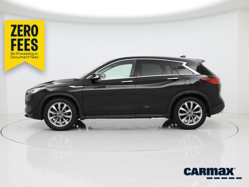 Black 2021 INFINITI QX50 Pure