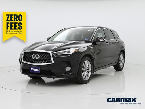 Black 2021 INFINITI QX50 Pure