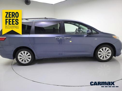 Blue 2016 Toyota Sienna XLE Premium