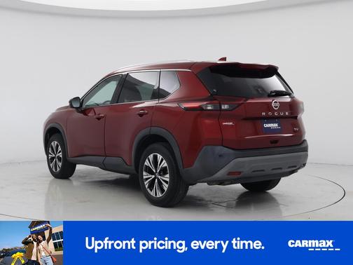 Red 2021 Nissan Rogue SV