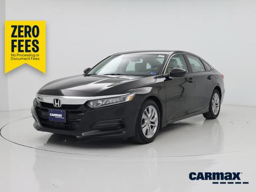 Black 2018 Honda Accord LX