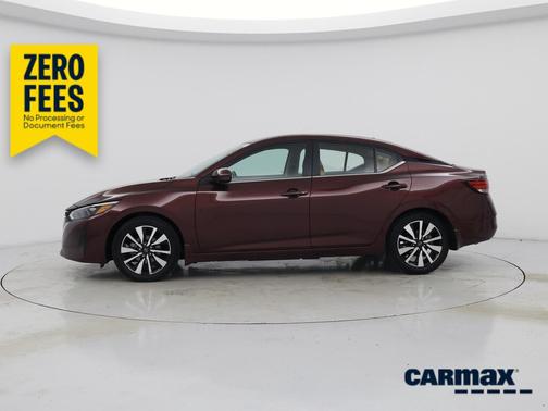 Burgundy 2024 Nissan Sentra SV