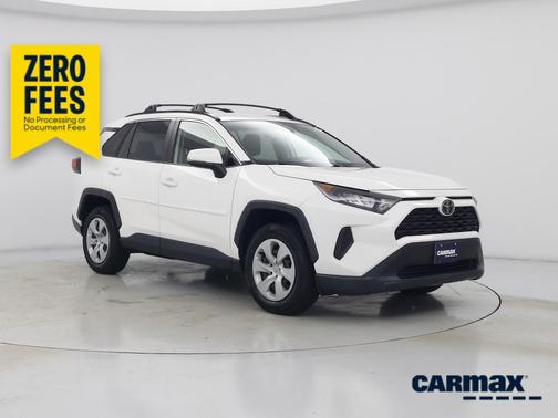 White 2019 Toyota RAV4 LE