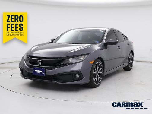 Gray 2019 Honda Civic Sport