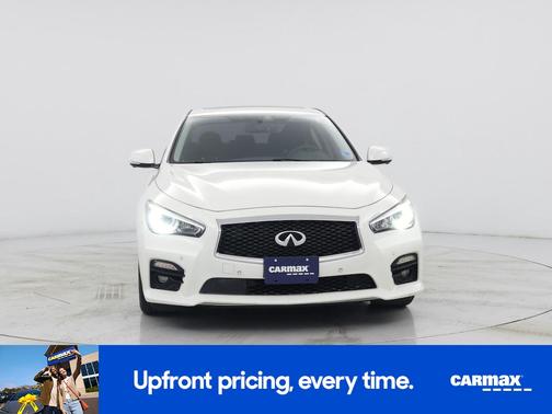 White 2016 INFINITI Q50 Red Sport 400