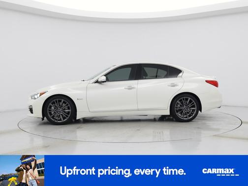 White 2016 INFINITI Q50 Red Sport 400