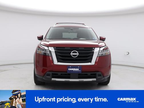Red 2023 Nissan Pathfinder Platinum