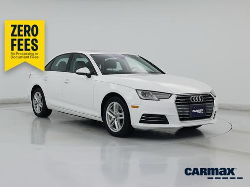 White 2017 Audi A4 Premium Plus