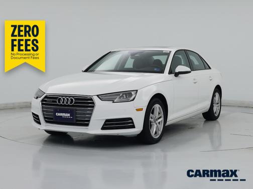 White 2017 Audi A4 Premium Plus