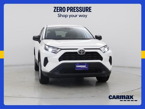 White 2025 Toyota RAV4 LE