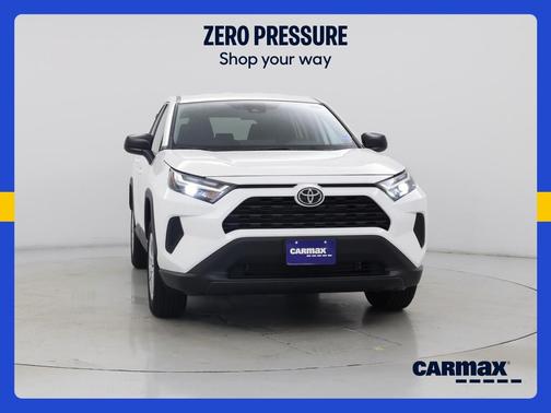 White 2025 Toyota RAV4 LE